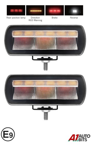 Led work luce giallo rosso - 5,
